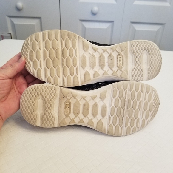 Skechers Bobs Sneakers Womens Size 8.5 Black/silver SN31356 - Picture 6 of 8